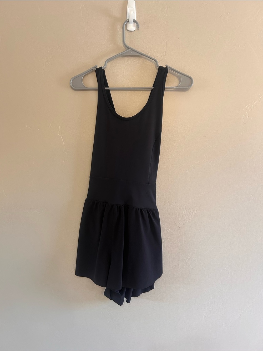 Black Sleeveless “Runzie” Romper